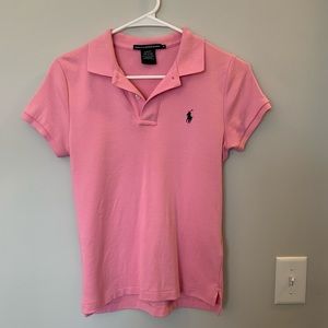 Ralph Lauren Pink Polo Shirt. Size S/P. Like new!